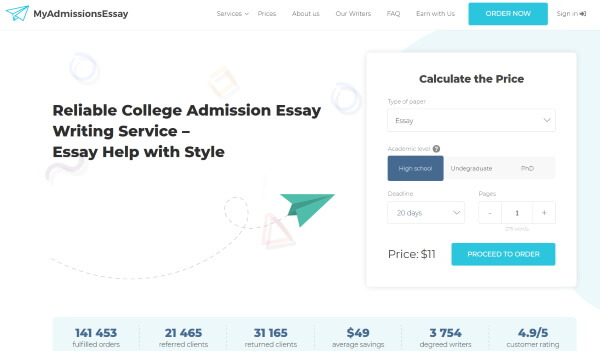 popular personal statement writing websites for college