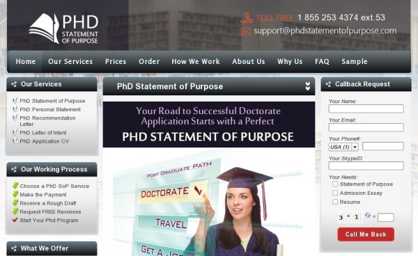 Phd personal statement writing service