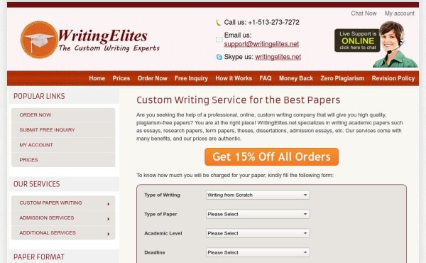 custom writing website